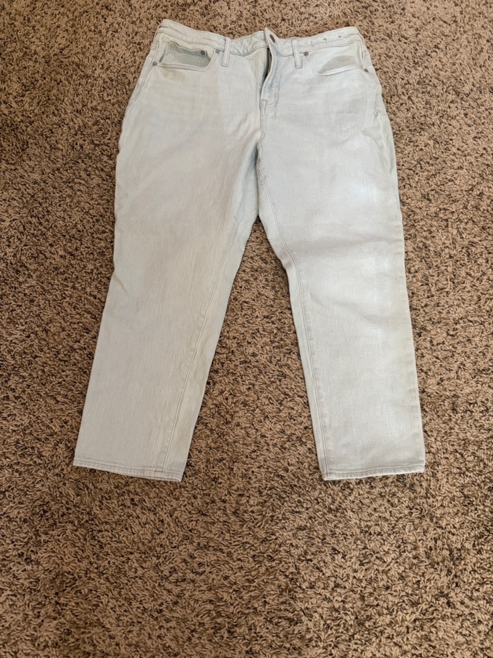Madewell Light Blue curvy perfect vintage Denim Jeans